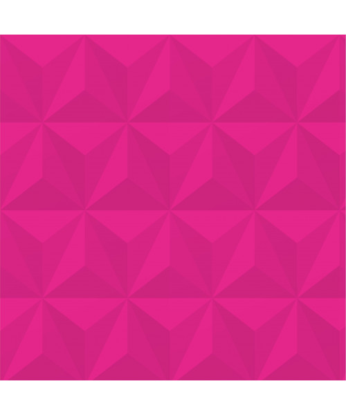 Papel De Parede Adesivo Efeito Gesso 3D - Triângulos Laterais Pink