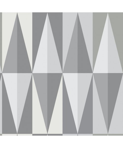 Papel De Parede Adesivo Geométrico - Geométrico Triângulos Cinzas