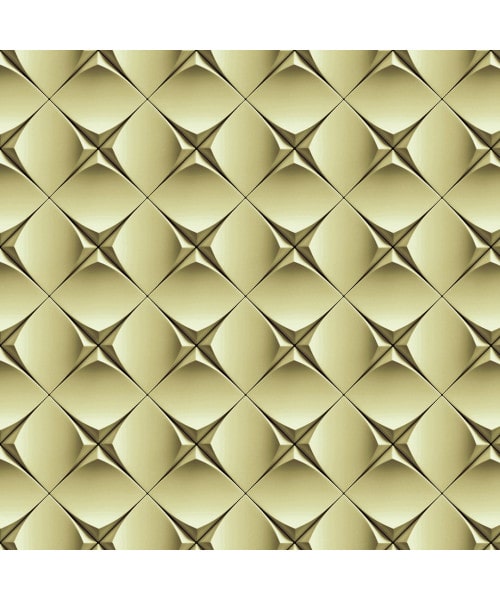Papel De Parede Adesivo Geométrico - Geométrico Revestimento Dourado