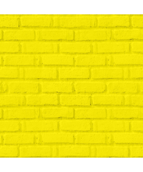 Papel De Parede Adesivo 3d Tijolo - Tijolinho Amarelo