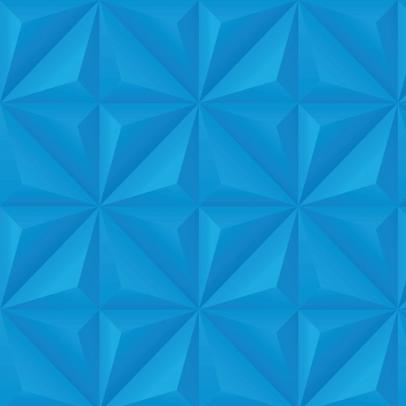 Papel De Parede Adesivo Efeito Gesso 3D - Gesso Triangular Azul Céu