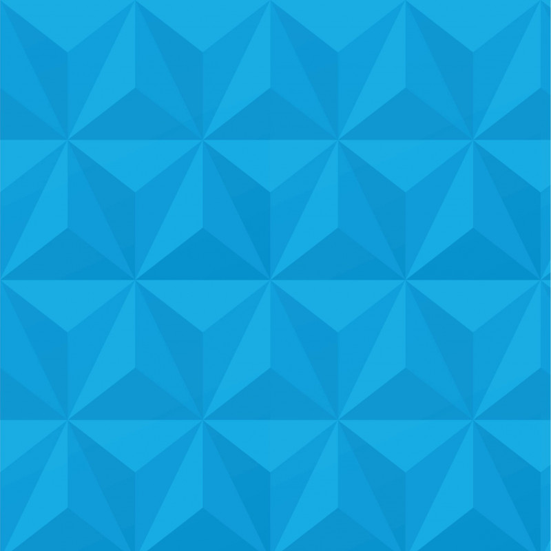 Papel De Parede Adesivo Efeito Gesso 3D - Triângulos Laterais Azul Céu