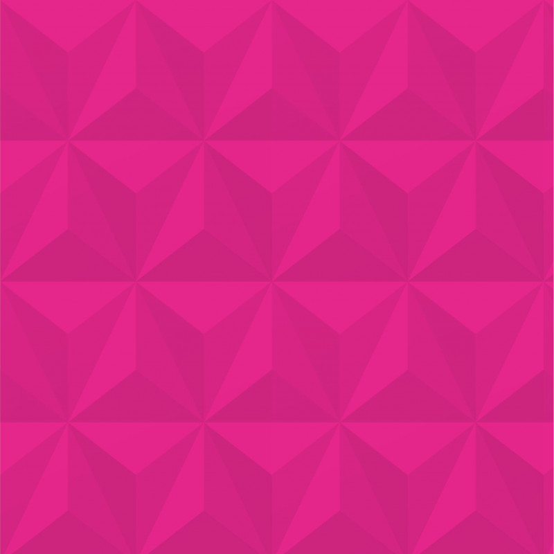 Papel De Parede Adesivo Efeito Gesso 3D - Triângulos Laterais Pink