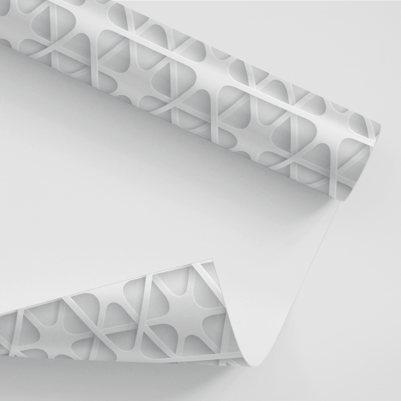Papel De Parede Adesivo Efeito Gesso 3D - Triângulos Abstratos Branco Gelo