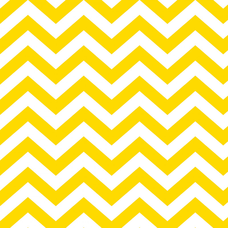 Papel De Parede Adesivo Chevron - Chevron Listra Zigzag Amarelo Branco