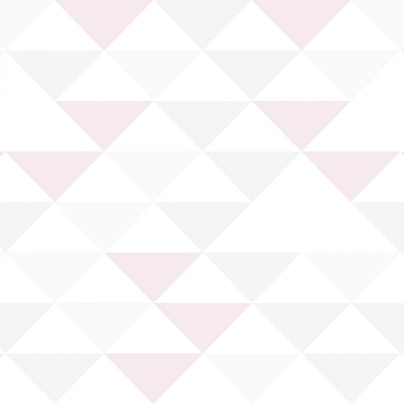 Papel De Parede Adesivo Geométrico - Geométrico Triângulo Tons Rosa Claro