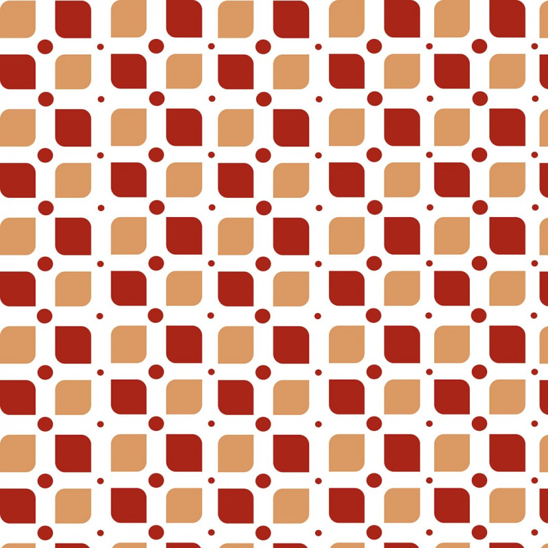 Papel De Parede Adesivo Geométrico - Geométrico Abstrato Vermelho