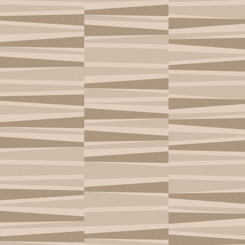 Papel De Parede Adesivo Geométrico - Geométrico Abstrato Tons Marrom Nude