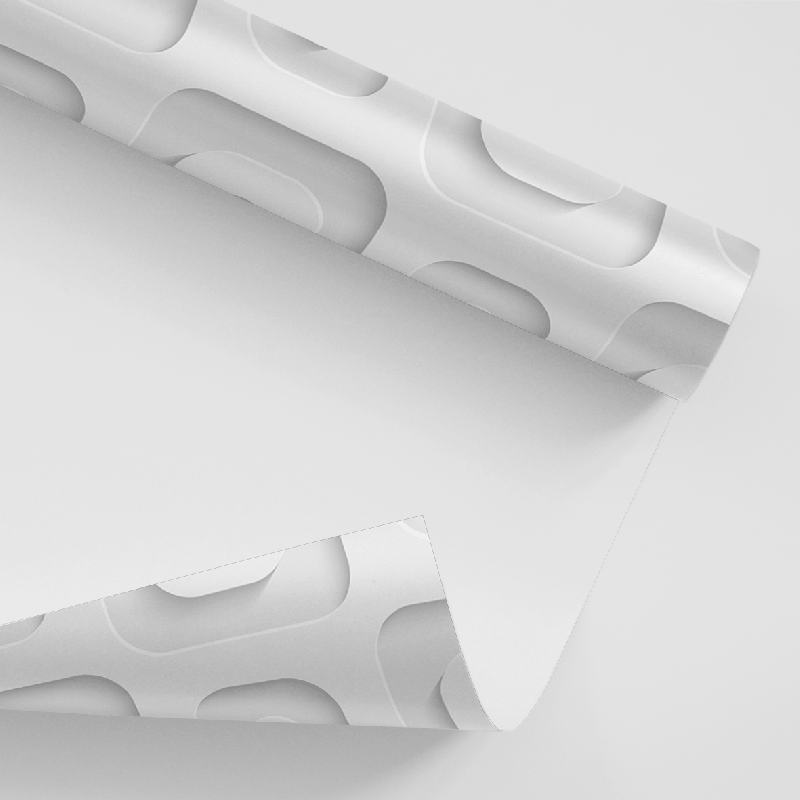 Papel De Parede Adesivo Geométrico - Geométrico Efeito Gesso Branco