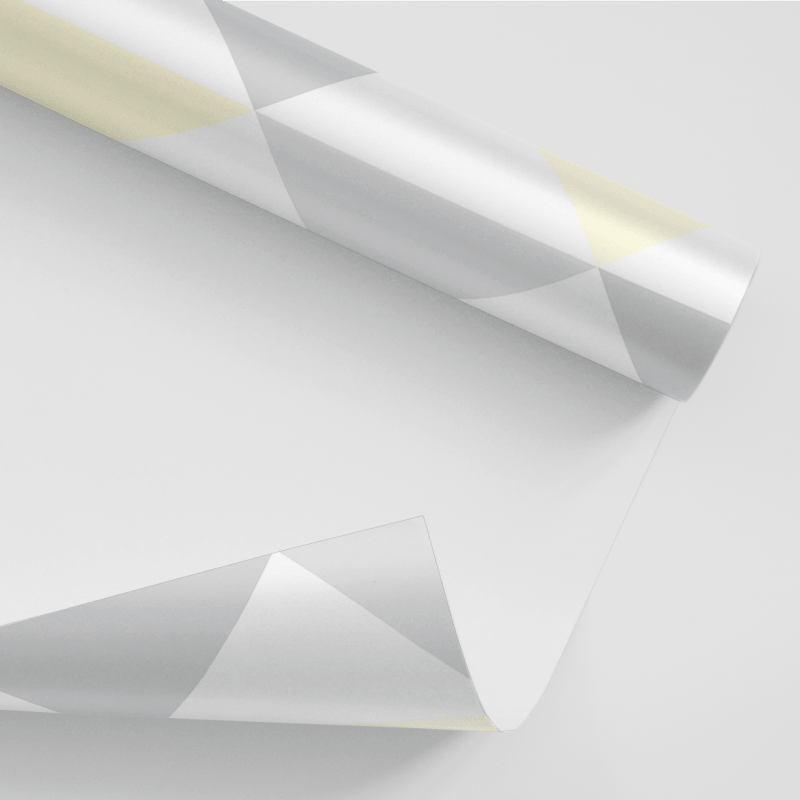 Papel De Parede Adesivo Geométrico - Triângulos Tons Claros