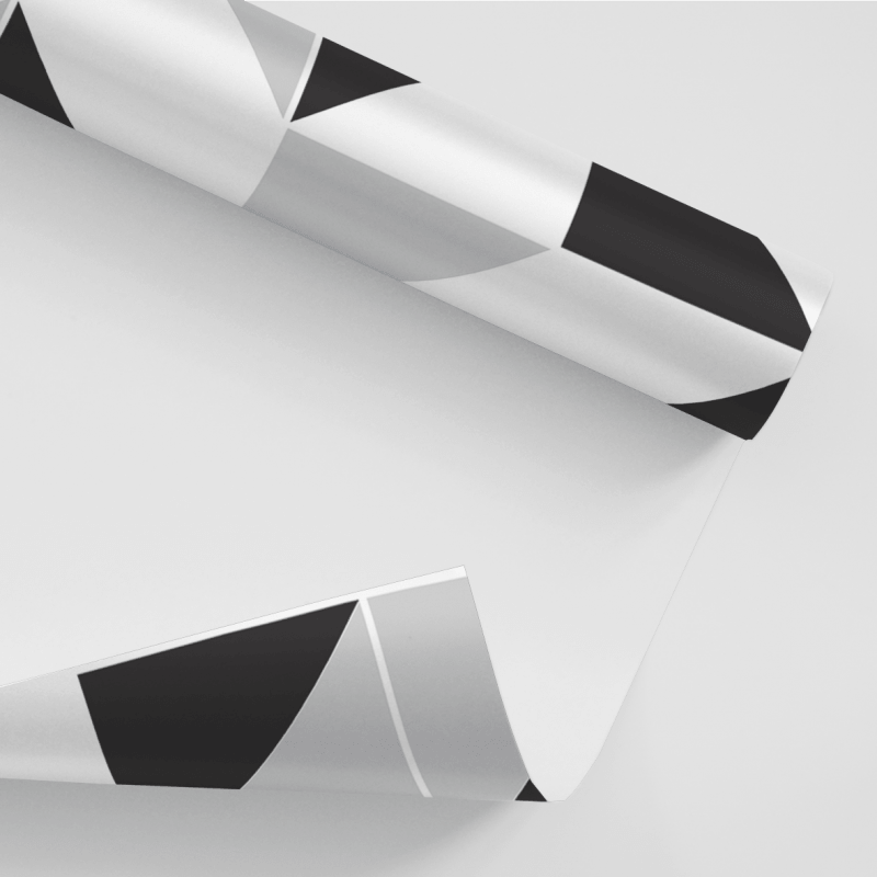 Papel De Parede Adesivo Geométrico - Geométrico Triângulo Preto Cinza Branco