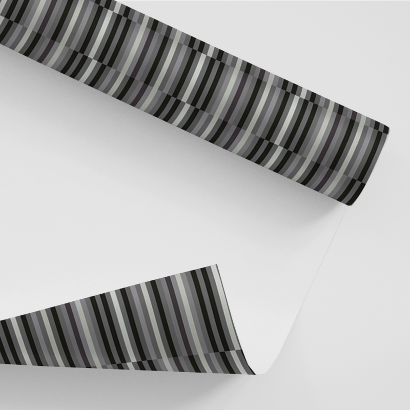 Papel De Parede Adesivo Geométrico - Geométrico Abstrato Listras Preto