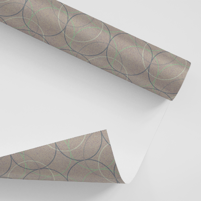 Papel De Parede Adesivo Geométrico - Geométrico Abstrato Nuce Canela