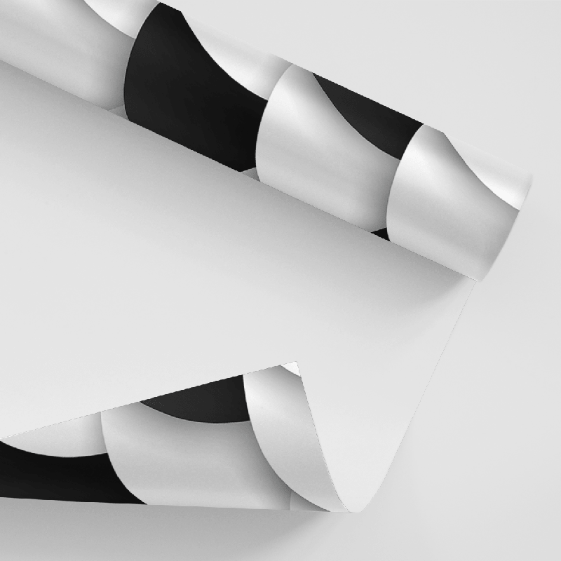 Papel De Parede Adesivo Geométrico - Geométrico Escamas Branca Preta