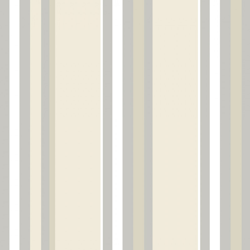 Papel De Parede Adesivo Listrado - Listras Cinza Nude E Branco
