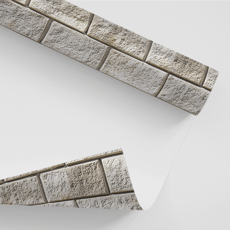 Papel De Parede Adesivo 3d Pedra - Pedras Efeito Tijolinho Concreto