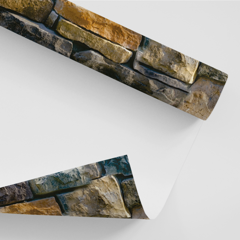 Papel De Parede Adesivo 3d  Pedra - Pedras Rústicas Coloridas