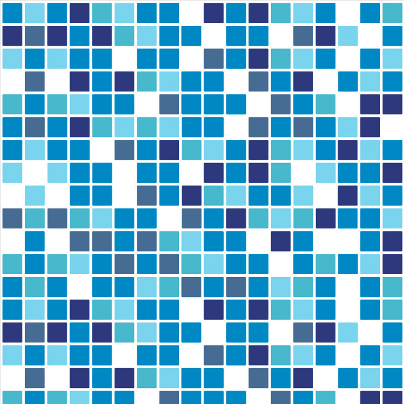 Papel De Parede Adesivo Pastilha -   Pastilha Azul E Branco Azulejo
