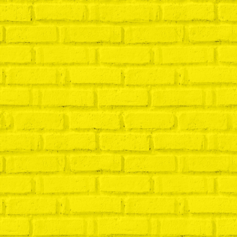 Papel De Parede Adesivo 3d Tijolo - Tijolinho Amarelo
