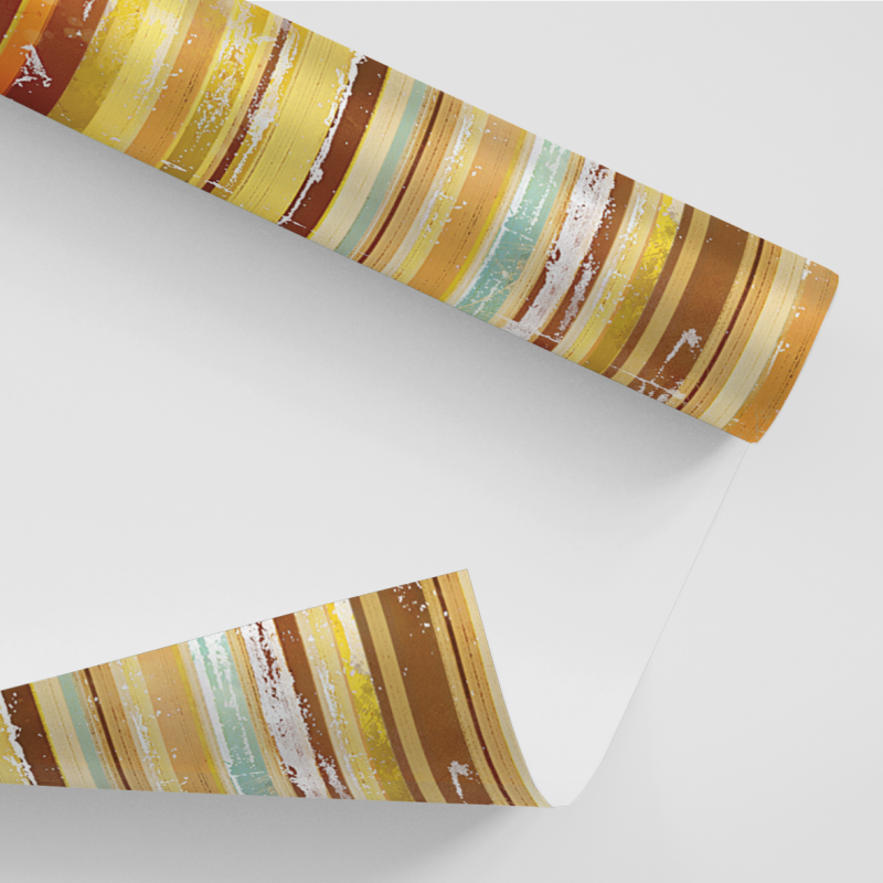 Papel De Parede Adesivo 3d Textura -  Textura Parede Listras Coloridas 