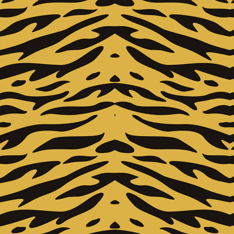 Papel De Parede Adesivo 3d Textura - Textura Horizontal Tigre Preto - Sala  - Ambientes