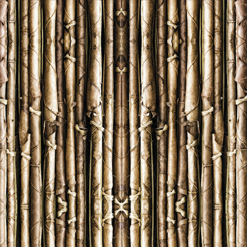 Papel De Parede Adesivo 3d Textura - Textura Bambu Natural Tranças 