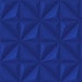 Papel De Parede Adesivo Efeito Gesso 3D - Gesso Triangular Azul