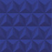 Papel De Parede Adesivo Efeito Gesso 3D - Triângulos Laterais Azul