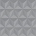 Papel De Parede Adesivo Efeito Gesso 3D - Triângulos Laterais Cinza