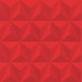 Papel De Parede Adesivo Efeito Gesso 3D - Triângulos Laterais Vermelho
