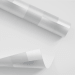 Papel De Parede Adesivo Efeito Gesso 3D - Ladrilho Branco Gelo