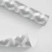 Papel De Parede Adesivo Efeito Gesso 3D - Blocos Gesso Branco Gelo