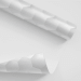 Papel De Parede Adesivo Efeito Gesso 3D - Colmeia Branco Gelo