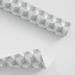 Papel De Parede Adesivo Efeito Gesso 3D - Tapiz Cubos Branco Gelo