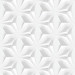 Papel De Parede Adesivo Efeito Gesso 3D - Abstrato Branco Gelo