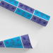 Papel De Parede Adesivo Azulejo - Azulejo Português Azul Roxo