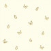 Papel De Parede Adesivo Animais - Borboletas Douradas Delicadas