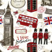Papel De Parede Adesivo Casual - Casual I Love London