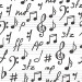 Papel De Parede Adesivo Casual - Casual Notas Musicais