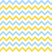 Papel De Parede Adesivo Chevron - Chevron Listras Zigzag Amarelo Azul