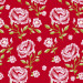 Papel De Parede Adesivo Floral - Floral Vermelho Flores Rosas