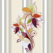 Papel De Parede Adesivo Floral - Floral Efeito Art Craft