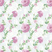 Papel De Parede Adesivo Floral - Floral Lilás Garden Roses 
