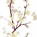 Papel De Parede Adesivo Floral - Floral Branco Cerejeira Nude