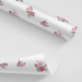 Papel De Parede Adesivo Floral - Floral Branco Botões Rosas