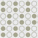 Papel De Parede Adesivo Geométrico - Geométrico Círculos Cinza Branco