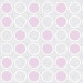 Papel De Parede Adesivo Geométrico - Geométrico Cinza Círculo Rosa Branco