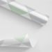 Papel De Parede Adesivo Geométrico - Geométrico Triângulo Verde Cinza