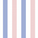 Papel De Parede Adesivo Listrado - Listra Vertical Rosa Azul