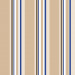 Papel De Parede Adesivo Listrado - Listras Azul Branco Nude